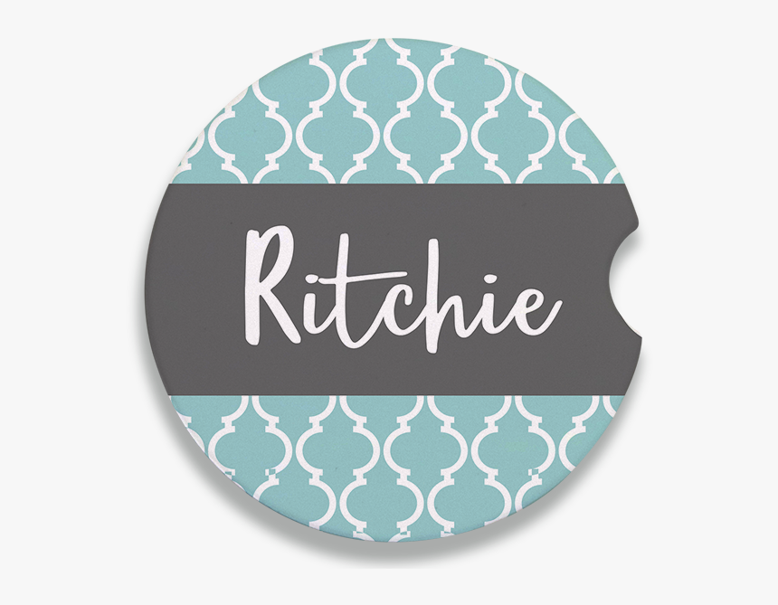 Arabesque Sandstone Ceramic Car Coaster 
title Arabesque - Circle, HD Png Download