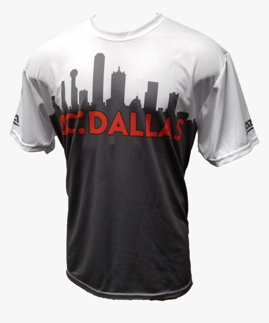 Ac Dallas City Skyline Tech Shirt - Active Shirt, HD Png Download