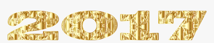 Twenty Seventeen, 2017, Art, Calendar, Decorative - Bling-bling, HD Png Download