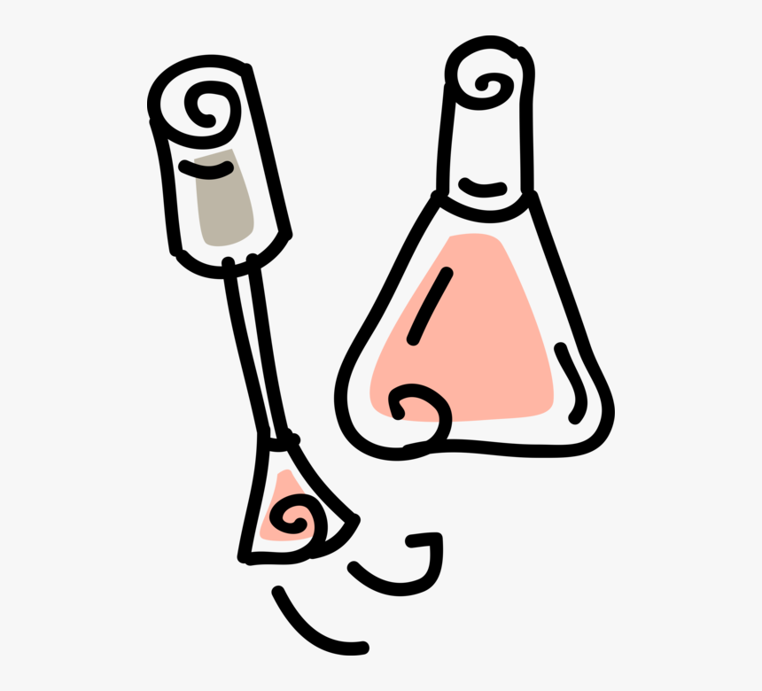 Cosmetic Vector Makeup Brush ~ Frames ~ Illustrations - Clipart Esmalte, HD Png Download