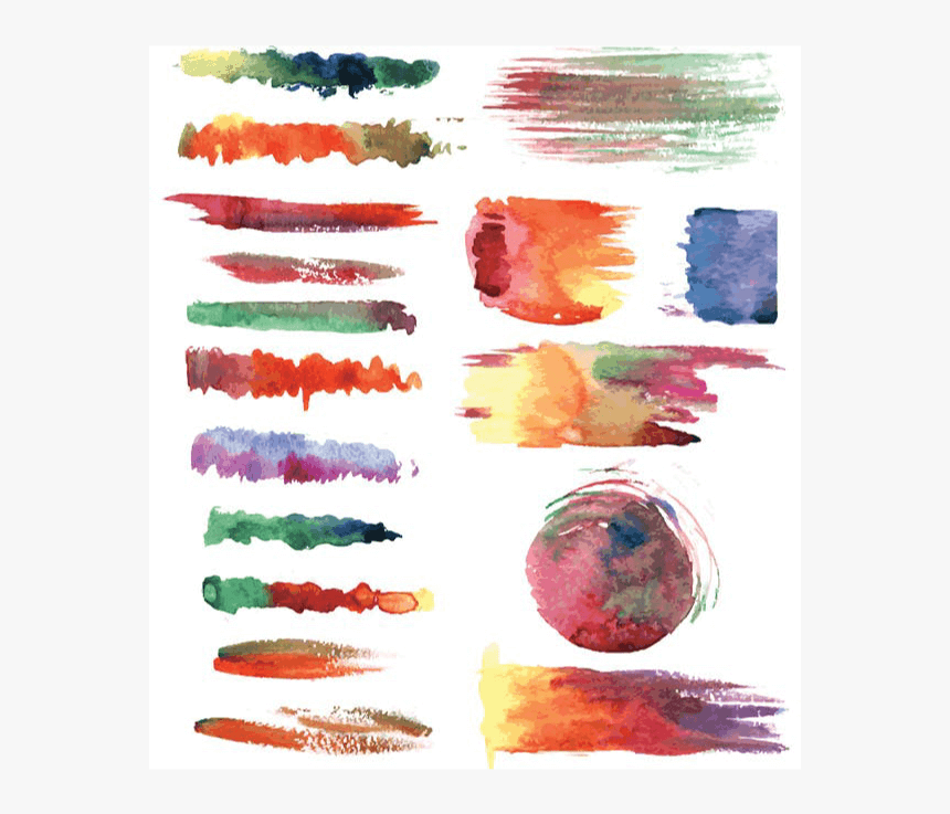 Watercolor Brushes Illustrator, HD Png Download