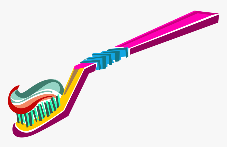 Vector Illustration Of Oral Hygiene Toothbrush For - Toothbrush, HD Png Download