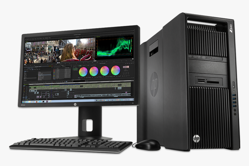 Video Editing Workstations - Video Editing Computer Png, Transparent Png