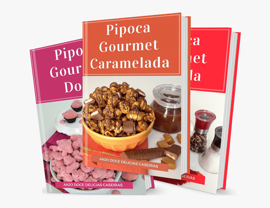 Livro De Receitas De Pipocas Gourmet, HD Png Download