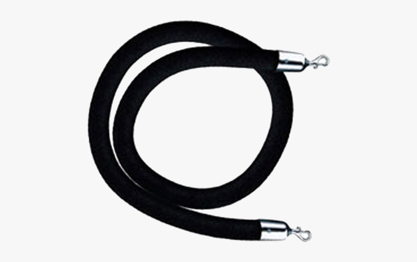 Velvet Rope Black - Rope, HD Png Download