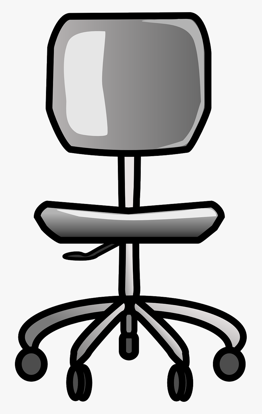 Office Chair - Desk Chair Clipart, HD Png Download