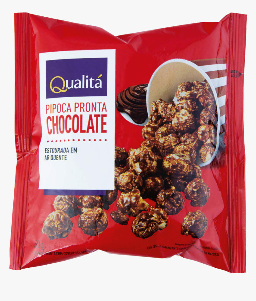 Pipoca Chocolate Qualita, HD Png Download