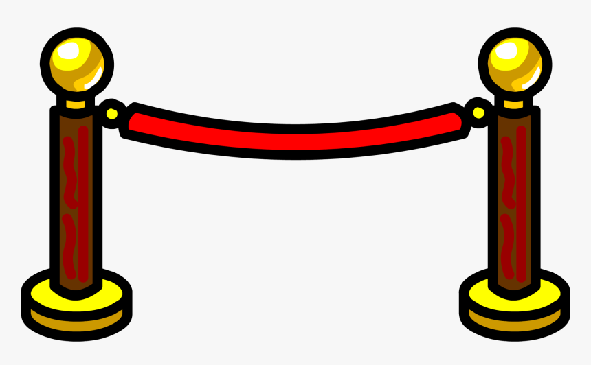 Club Penguin Wiki - Red Carpet Rope Clipart, HD Png Download