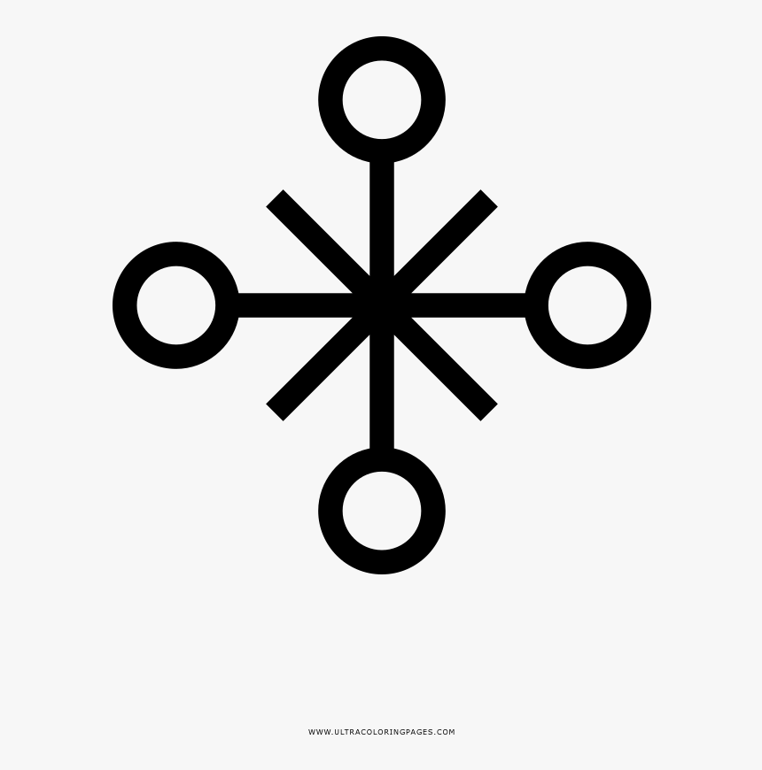 Floco De Neve Coloring Page - Closed Loop Partners Png, Transparent Png