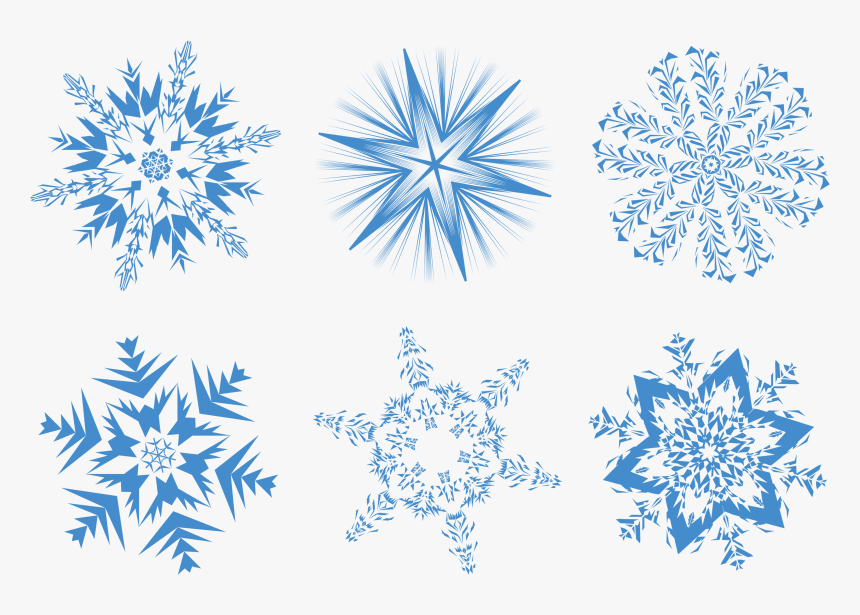 Snowflakes Png Images Free - Snowflake Transparent Png, Png Download