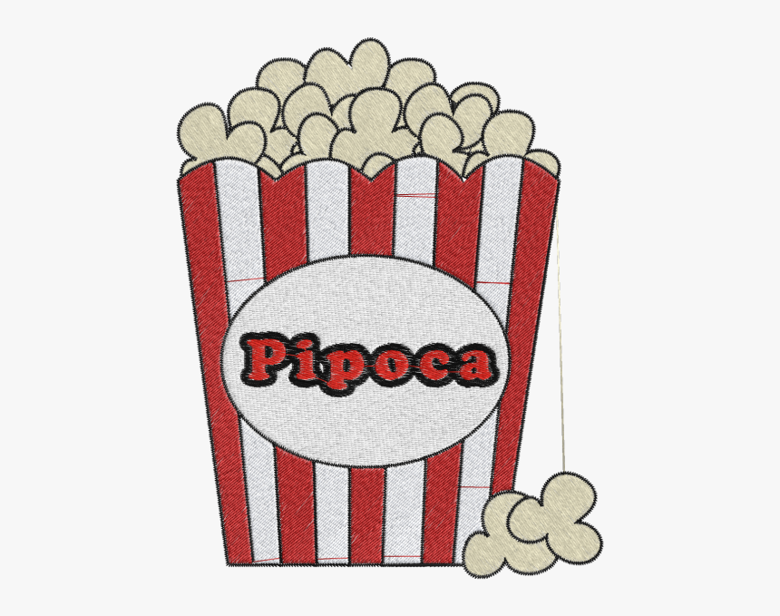 Cute Popcorn Clipart Black And White, HD Png Download