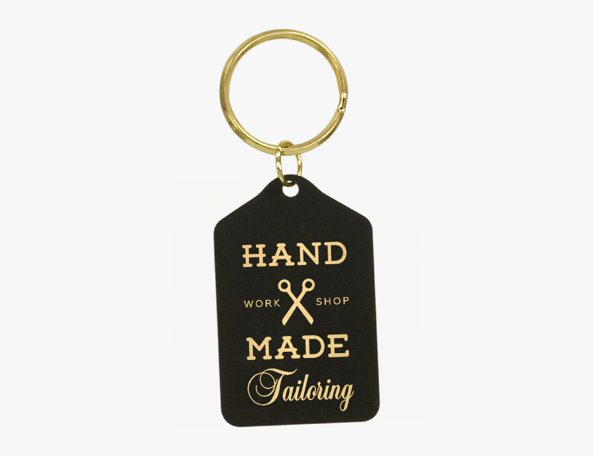 Black Brass Engraved Key Chain - Keychain, HD Png Download