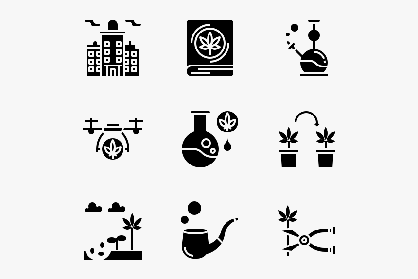 Weed Icon Pack Highlight, HD Png Download