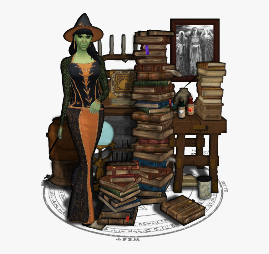 Sims 4 Custom Content Witch, HD Png Download
