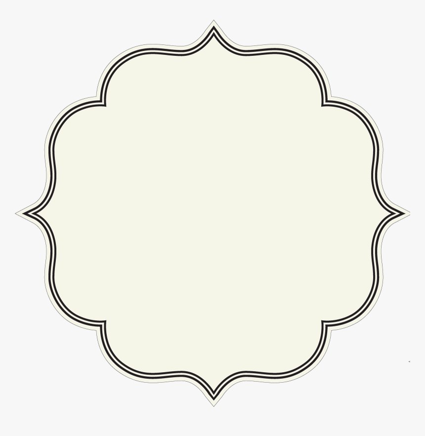 Moldura Branca Png - Motif, Transparent Png