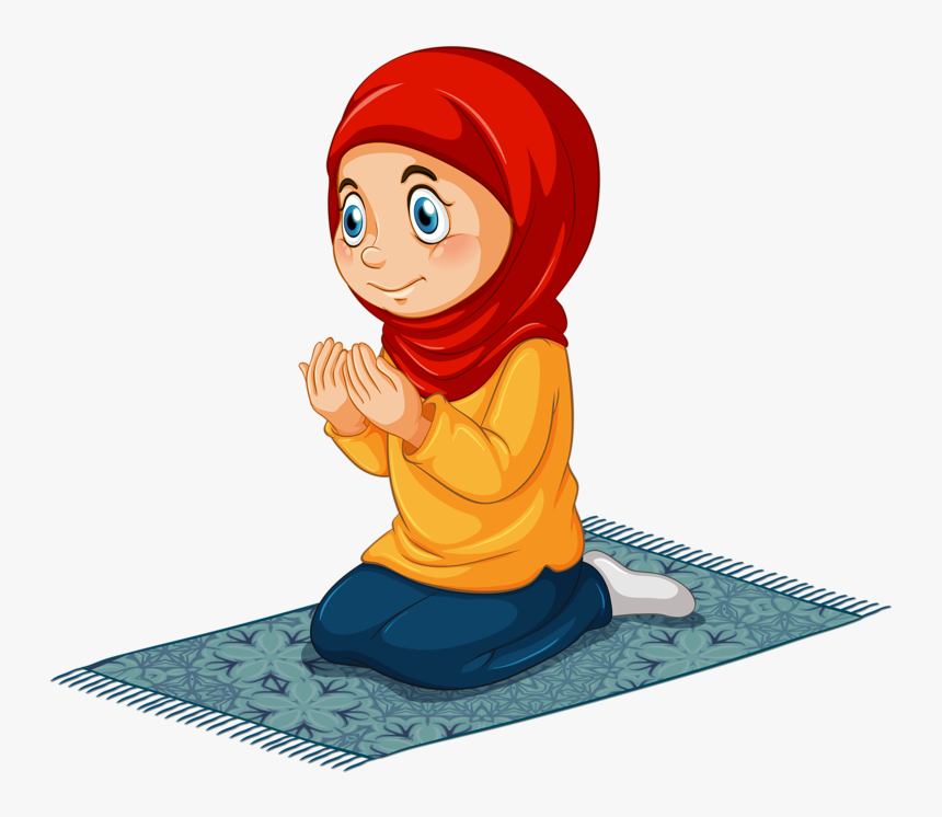 2ps4 Ph2w 150310 [преобразованный] - Muslim Girl Praying Clipart, HD Png Download