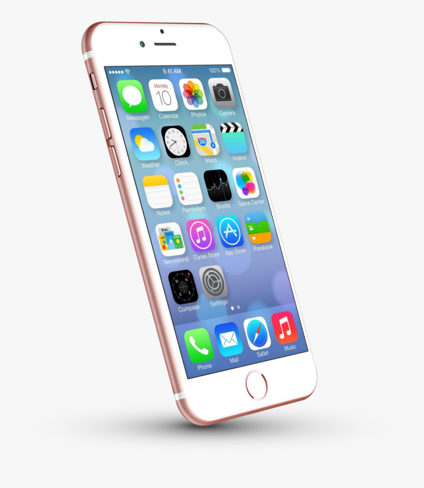 Iphone 6 7 8 Rose Gold Phone Hd Image Download Hd Png Download Transparent Png Image Pngitem