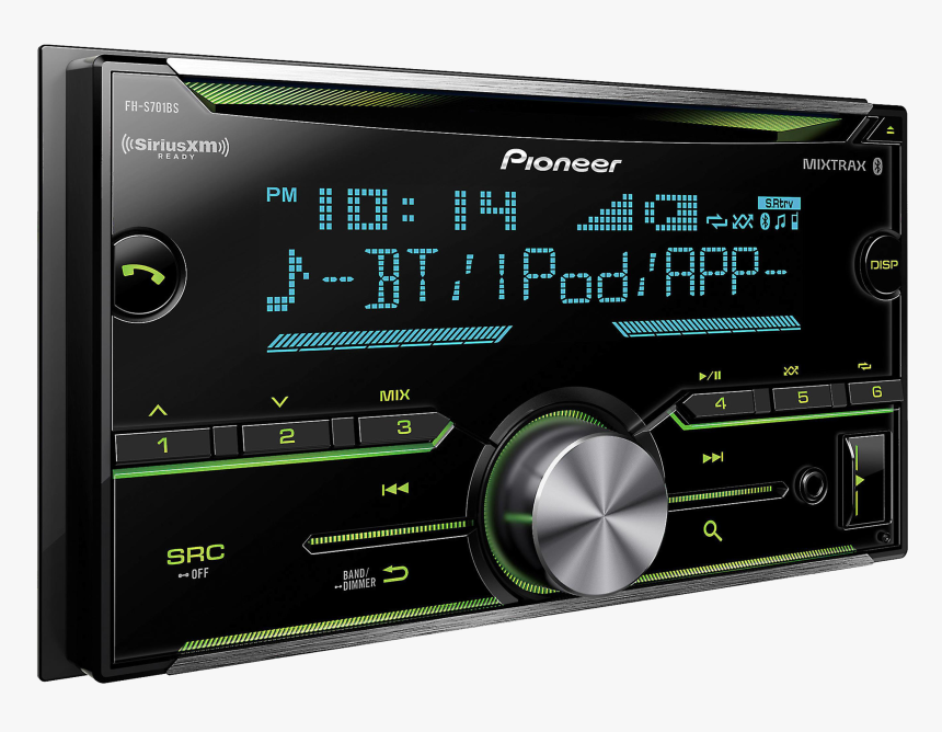Transparent Car Radio Png - Pioneer Fh S501bt, Png Download