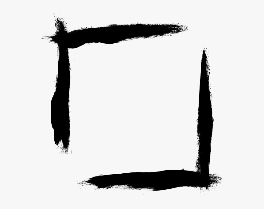 White Brush Border Png, Transparent Png