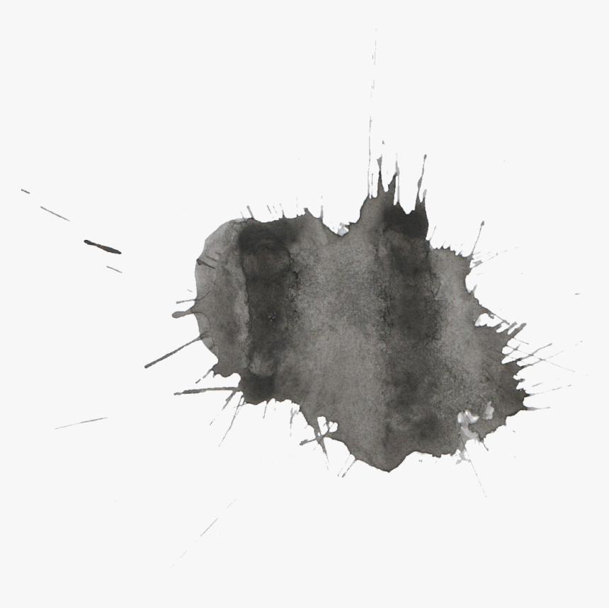 White Watercolour Paint Splash, HD Png Download