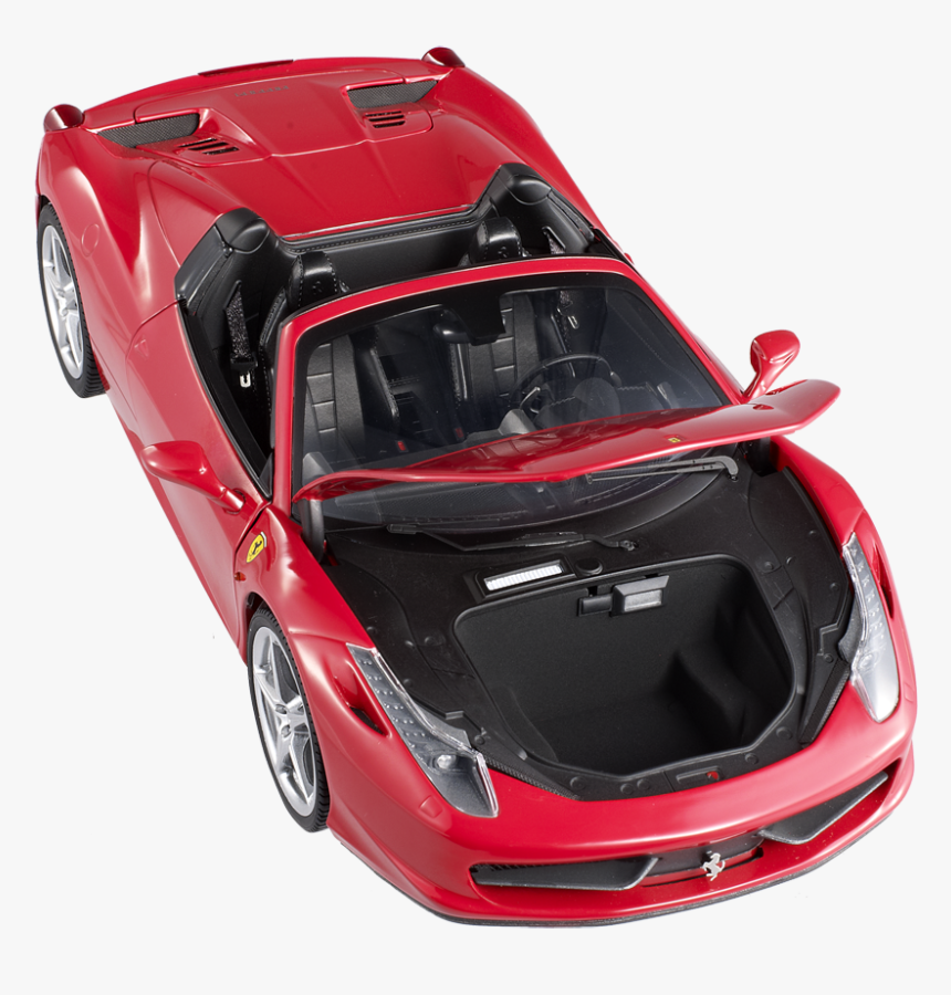 Ferrari Car Png Image - Ferrari 458 Open Hood, Transparent Png