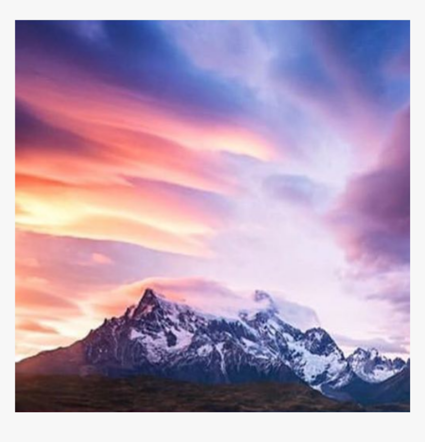 #sky #mountains #landscape #background #clouds #cielo - Torres Del Paine National Park, HD Png Download
