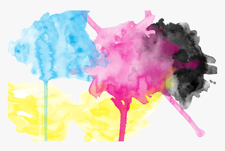 Cmyk Background Png Free Pic - Cmyk Watercolor Png, Transparent Png