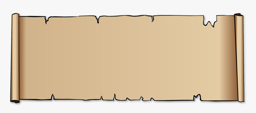 Broken Scroll Paper,parchment ,leather Vector - Page Clipart Png, Transparent Png