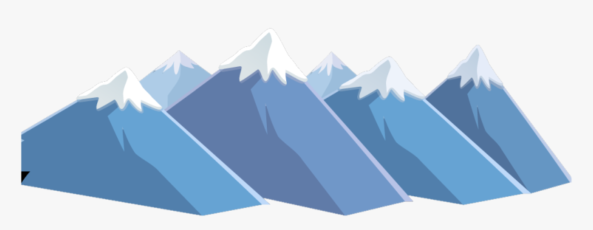 Montañas Nevadas Para El Fondo - Montaña De Nieve Caricatura Png, Transparent Png