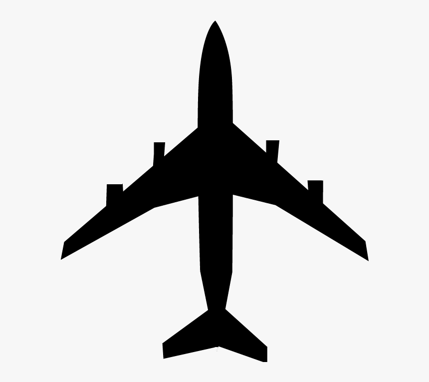 Avion Silouhette - Father's Day Card Airplane, HD Png Download