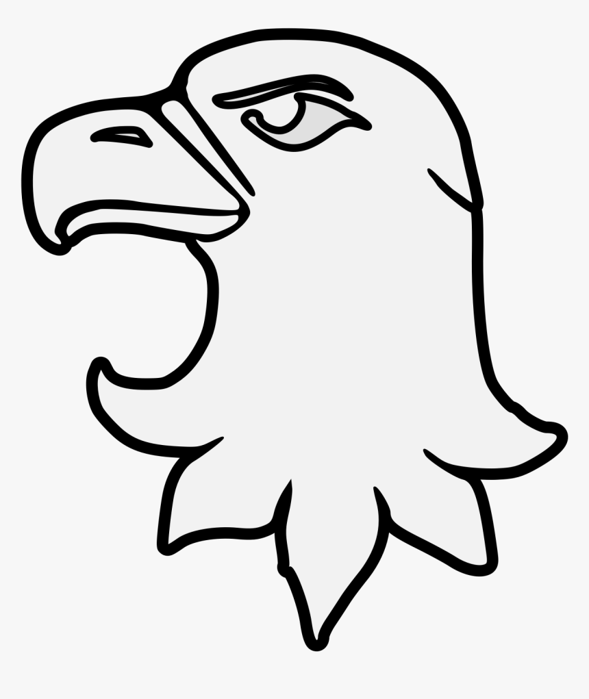 Eagle S Head Erased, HD Png Download
