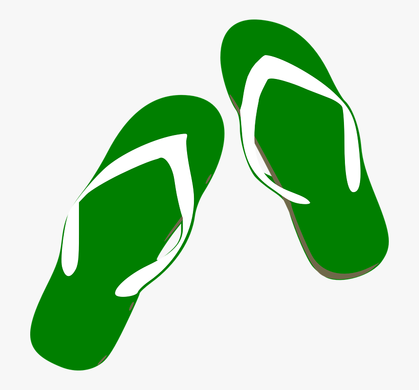 Thongs, Flip, Flops, Footwear, Sandals, Shoes - Flip Flops Clipart Transparent Background, HD Png Download