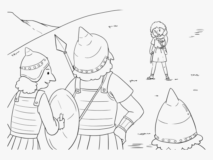 Transparent David And Goliath Png - 다윗 과 골리앗 성경, Png Download