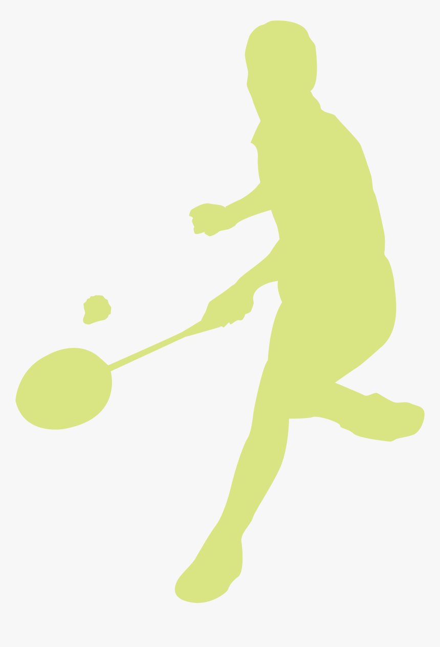 Net Badminton Cartoon - Racketlon, HD Png Download
