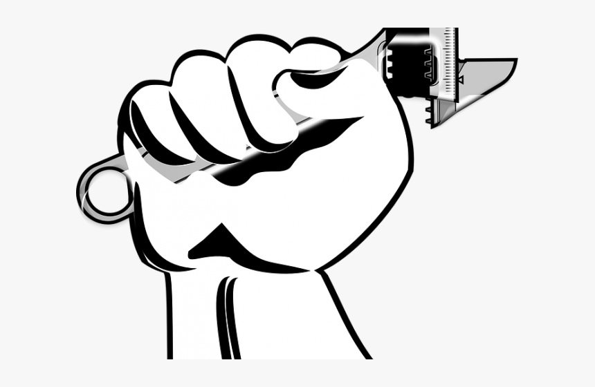 Wrench Clipart Hand Logo - Transparent Labour Day Png, Png Download