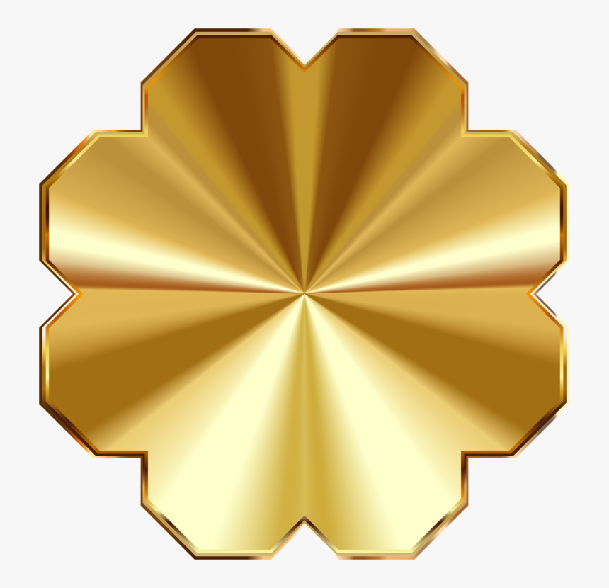 Angle,symmetry,metal - Gold Plaque No Background, HD Png Download