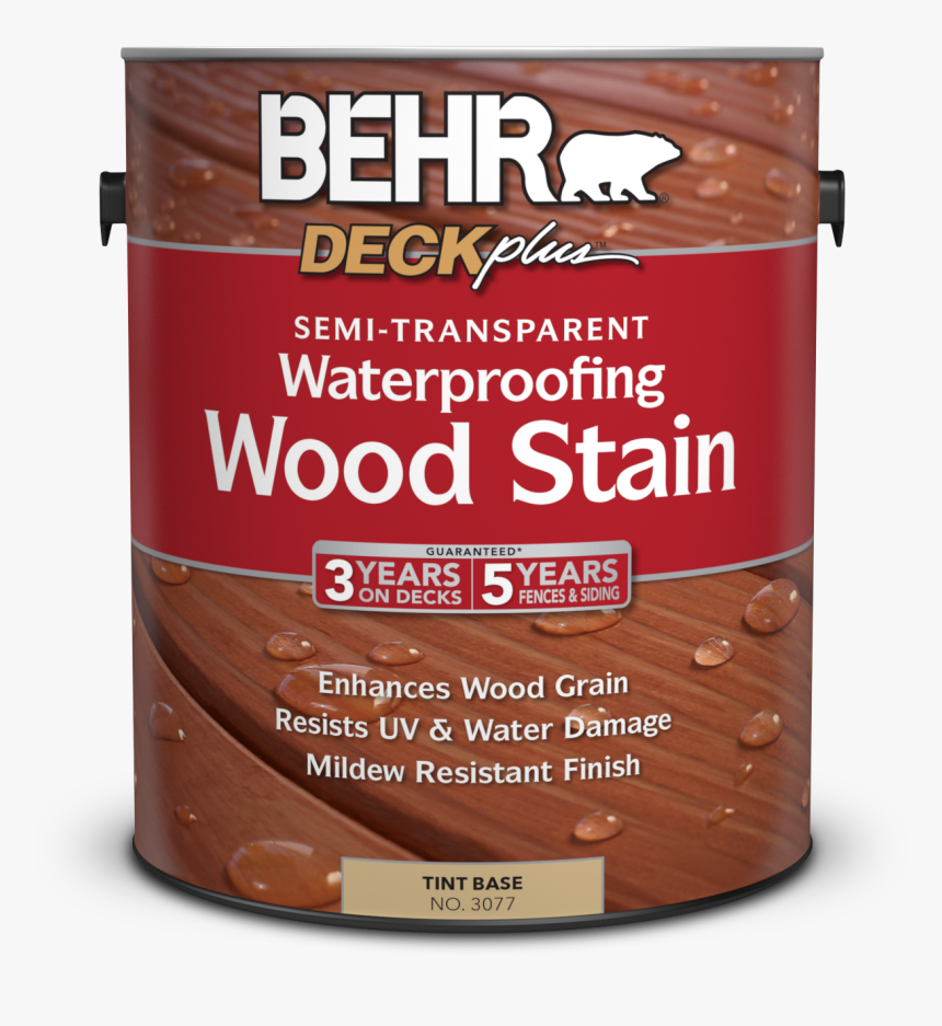 Behr Wood Stain Semi - Behr Deck Plus, HD Png Download