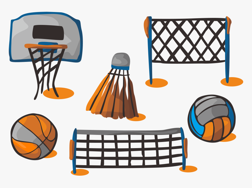 Basketball And Volleyball Library - Small Cargo Net Australia, HD Png Download