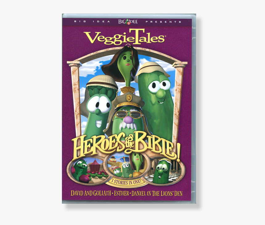 Veggietales Heroes Of The Bible Lions Shepherds, HD Png Download
