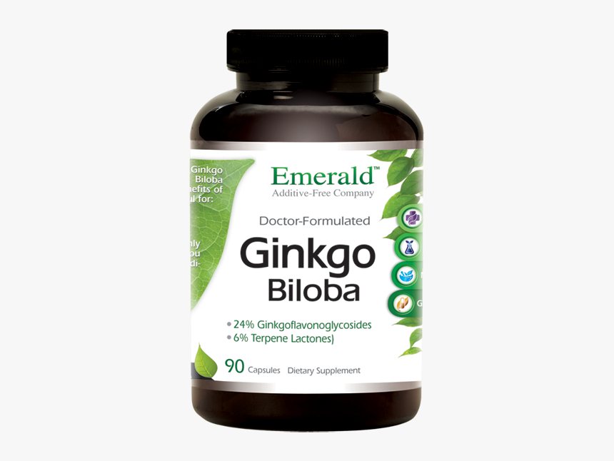 Ginkgo Biloba Bottle - African Mango Supplements, HD Png Download