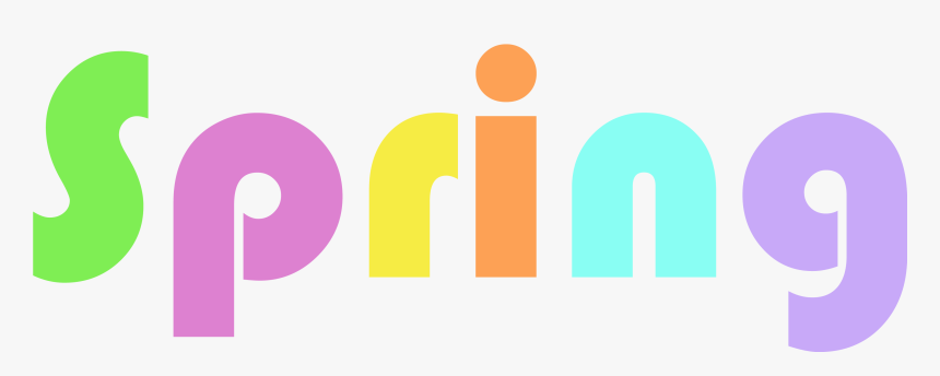 Download Spring Flower Png Clipart For Designing Projectsx246 - Spring Word Clipart, Transparent Png