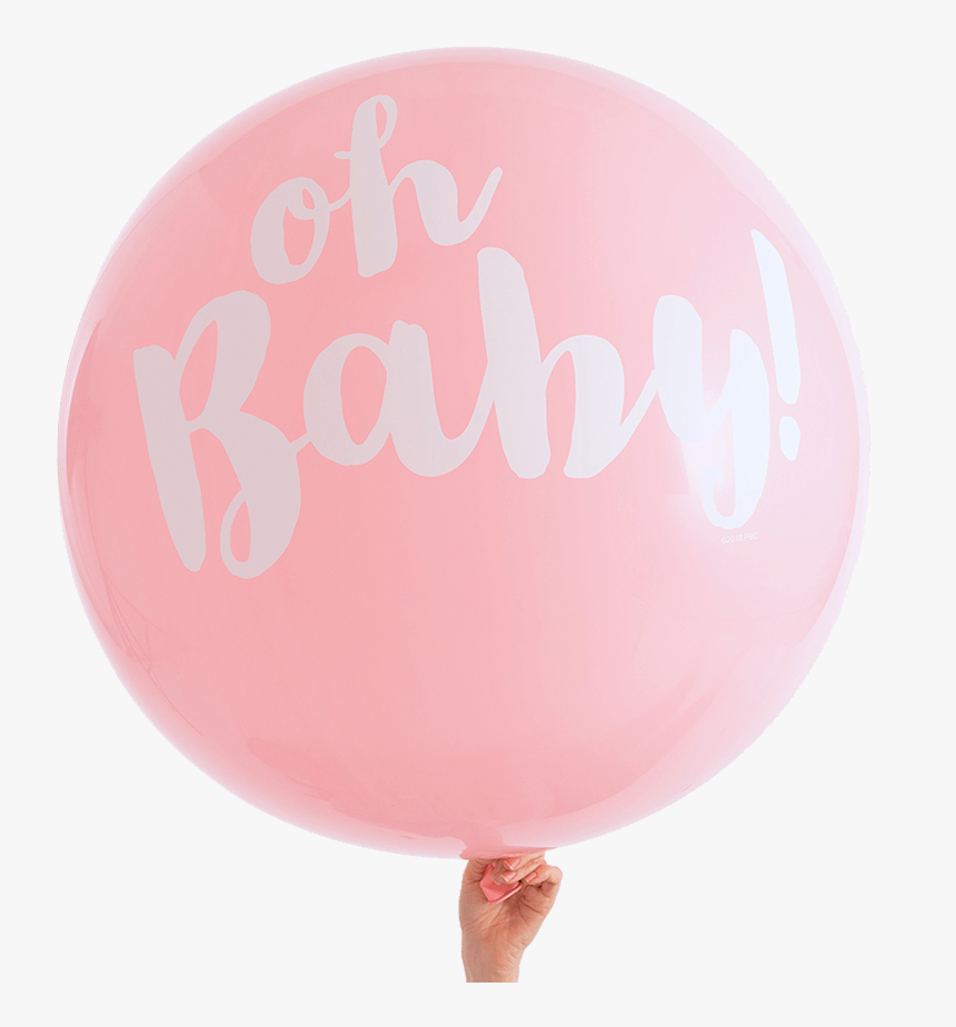 Oh Baby Pink 3 Foot Balloon - Balloon, HD Png Download
