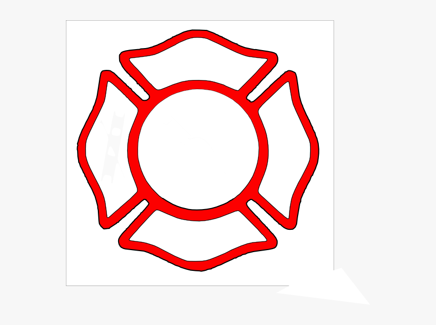 Firefighter Badge Clipart, HD Png Download