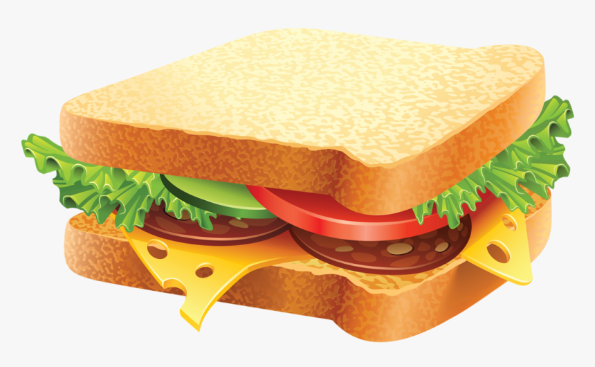 Cheese Sandwich With Vegetables, HD Png Download