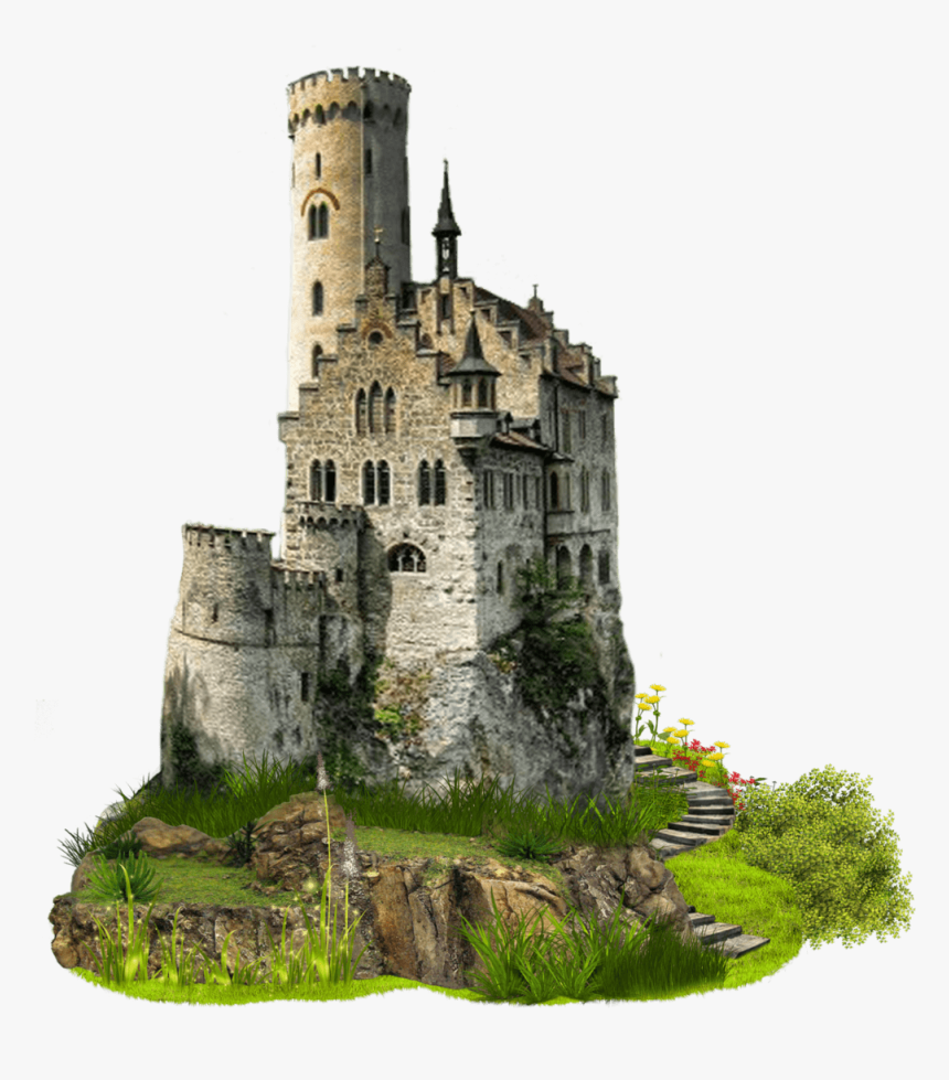 Medieval Castle - Lichtenstein Castle, HD Png Download