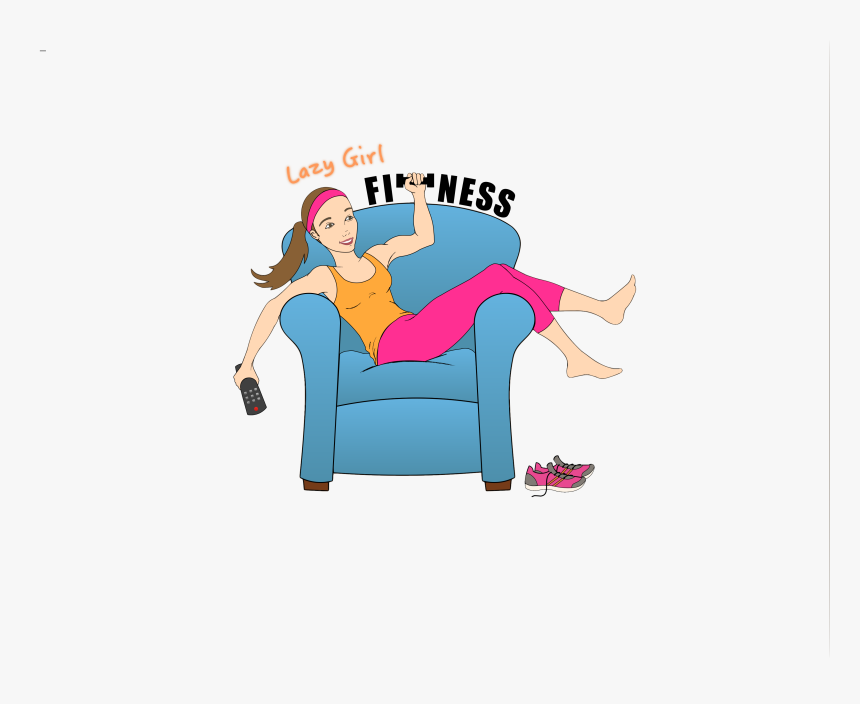 Couch - Lazy Girl Png, Transparent Png
