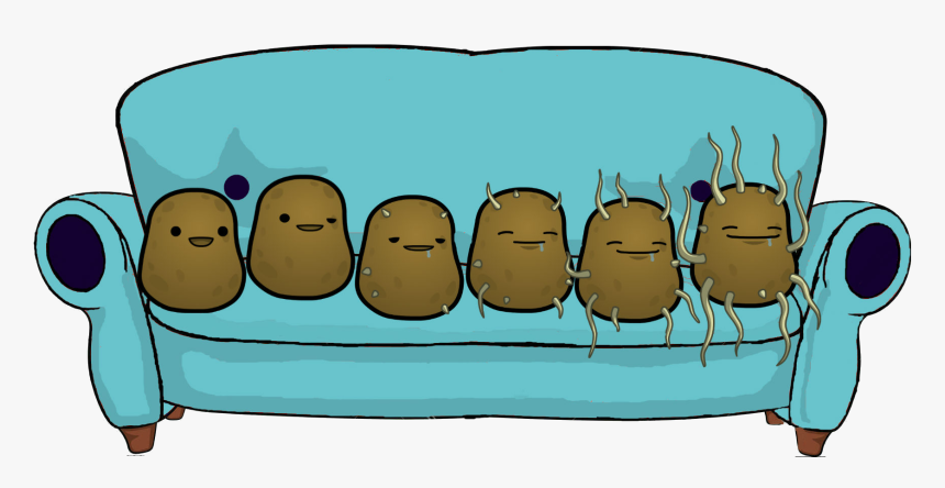 Clipart Tv Couch, HD Png Download