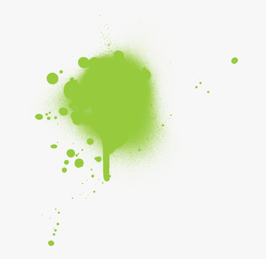 A Green Paint Blob Background - Red Paint Drip Png, Transparent Png