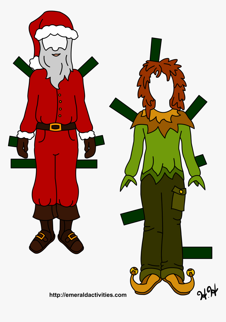 Emerald Activities • Paper Dolls - Cartoon, HD Png Download