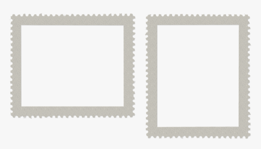 Postage Stamp Border Dirty - Postage Stamp Border, HD Png Download